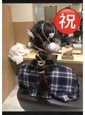 成人式ヘアセット☆