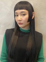 ワッツユアヘアストーリー(What’s your hair story)&nbsp;ロングエア/姫カット/黒髪/艶髪