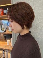 ロンドワン 三宮元町(Lond one) 小顔★ショート/ボブ/前髪カット×黒髪/ブリーチなし/黒染め