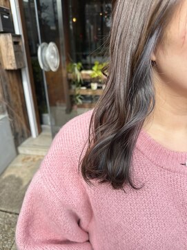 へアサロンアンドカフェガーデン(hair salon&cafe GARDEN) イヤリングカラー/ケアブリーチ/グレー