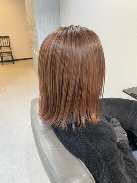 リュクレア(Luclea) ◆バレイヤージュ×ピンクオレンジ◆