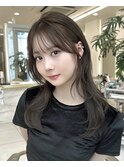 レイヤーカット　小顔