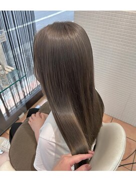 トッカ ヘアアンドトリートメント 大宮店(tocca) 【ブリーチカラーはayaka】艶々ミルクティーベージュ