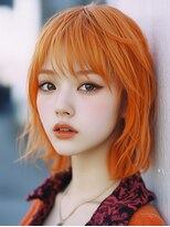 フレイムス ヘアアンドリラックス 大宮東口店(Frames) イエローオレンジ
