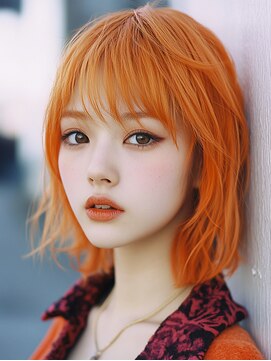 フレイムス ヘアアンドリラックス 大宮東口店(Frames) イエローオレンジ