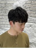 アイロンセットのようなナチュラルさ！！ナチュラルパーマ(a)