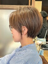 ハピネス クローバー 学園前店(Happiness CLOVER)&nbsp;☆イメチェン大人かわいい★ショートボブ/白髪ぼかし/ハイライト