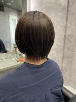 バディ 中野駅前店(BUDDY)&nbsp;くびれショートボブ【中野美容室/新中野/東中野/髪質改善】