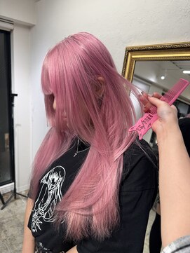 メゾン 心斎橋店(Maison) 初ブリーチピンクカラー♪