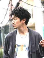 ネクスト 渋谷(NEXT)&nbsp;MEN’S HAIR/ブルーブラック/フェザーパーマ/渋谷ア