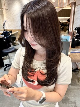 ロンド エスポワール 錦糸町(Lond espoir) ◯ ラベンダーミルクティー/暗めカラー/レイヤーカット/韓国/16