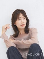 ソーエン ヘアー エイト 札幌駅前店(soen hair eight by HEADLIGHT)&nbsp;ミディアムレイヤーカットココアベージュチョコレートブラウン