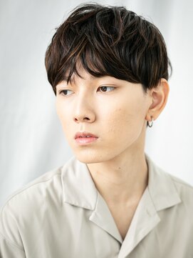 モッズヘアメン 名護大東店(mod's hair men) ナチュラル前髪パーマ爽やかスマートマッシュg名護大東