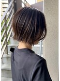 大人のハイライトミニボブ　　　　　　30代40代50代