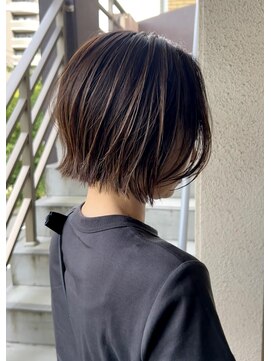 ロエ(loe) 大人のハイライトミニボブ　　　　　　30代40代50代