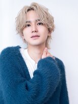 ケアリー プレナ海浜幕張(Carelly)&nbsp;ツイストパーマ七三オールバックマッシュウルフスリークショート