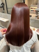 ヴォーグ 大曽根店(VOGUE)&nbsp;髪質改善カラー×レッドブラウン【大曽根/髪質改善/縮毛矯正