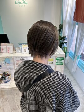 ワクヘアー(WaKu hair) ショートボブ×グレージュ