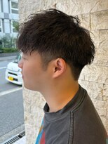 エルマーク 松山(L-MARK)&nbsp;メンズパーマ/ツイストスパイラル/サーフカール/men's/眉毛