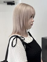 ココ 本八幡(KOKO)&nbsp;＊ハッシュカットグレージュデザインカラーツートンカラー