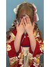成人式前撮り、着物ヘアセットのみ4400
