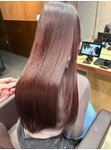 ベリーピンク×髪質改善トリートメント【大人可愛い艶髪韓国風】