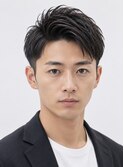 爽やかアップバングショート 