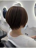 シルエットが綺麗に見えるショート