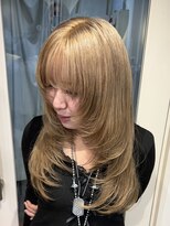 テトラ バイ ネオリーブ 横浜西口店(tetra by neolive)&nbsp;ハイトーン　ミルクティーベージュ　シャギーカット　横浜★