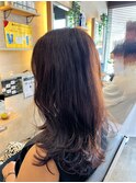 くびれレイヤー×オレンジブラウン