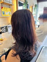 グータン(GOUTAN) くびれレイヤー×オレンジブラウン