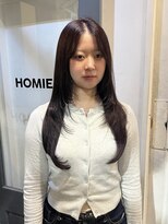 カシェル トウキョウ(Cashel Tokyo) レイヤーカットとラベンダーブラウン