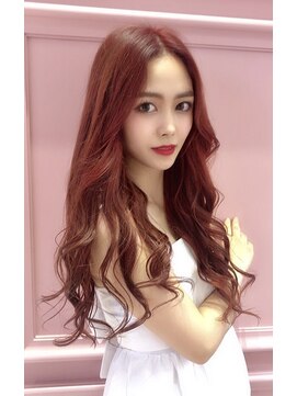 リー 梅田(Lee) Lee梅田★ラズベリーピンク×エレガントカール