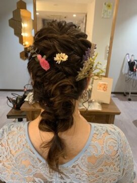 着付けヘアセット専門店 ウィズ(With) 編みおろしヘアセット