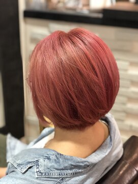 ビー オン ディー ヘア 池袋(BonD hair) ★圧倒的な発色!カラーバターピンク【池袋/髪質改善】