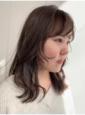 【志岐英恵】 うぶ毛×ふんわり柔らかロングスタイル