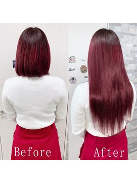 ARビューティー ギンザ(AR Beauty Ginza) チェリーレッド＃シールエクステ＃ナチュラルピンク＃銀座