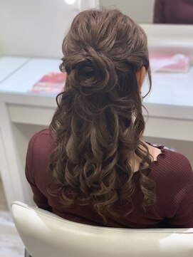 ベストシーン 新浦安店(Best Scene) ハーフアップ【結婚式】【ヘアセット】【トレンド】【デート】