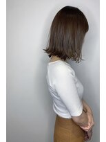 フロート 小阪店(float) ショコラべージュ_マロンベージュ Aラインボブ かきあげ