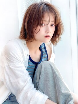 アグ ヘアー ロード 西院店(Agu hair road) 《Agu hair》カジュアルエアリーふわミディ