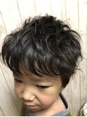 ♯キッズカット　♯束感メンズショート