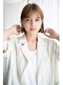 前髪パーマで崩れない！ラインとニュアンスを楽しむミニボブ