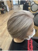 白髪活かしホワイトベージュ