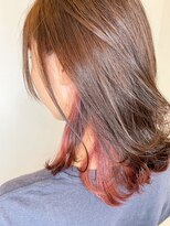 アヴァンス ジェイアール和歌山店(AVANCE.)&nbsp;インナーカラー×ピンク×韓国×外ハネ