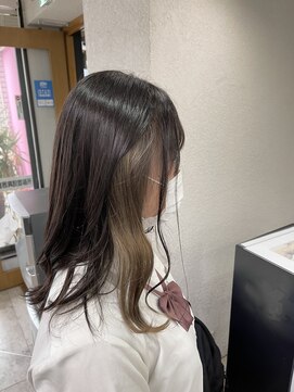 アジールヘア 所沢プロペ通り店(agir hair) インナーグレージュ