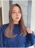 ピンクベージュ*髪質改善*大人かわいい