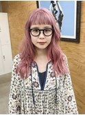 ピンクパープルカラー　サクラ　ペールトーン
