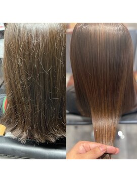 アローズ 玉名店(arose) ２０～40代髪質改善艶感エアストレート