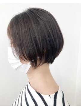 ヘッズ 本八幡店(HEADS) ショート 大人ショート　マチルダボブ　ピンクベージュ