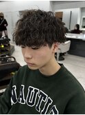 メンズ　縦落ちパーマ